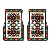 Tribal Colorful Design Native American Front Car Mats (Set Of 2) LT10 - Wonder Print Shop