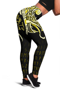 viking-leggings-fenrir-raven-and-vegvisir-tattoo-yellow