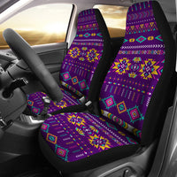 Light Purple Pattern Car Seat Covers LT10 - Wonder Print Shop