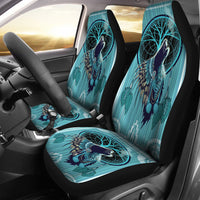 Native American Indian Wolf 3D Car Seat Covers LT10 - Wonder Print Shop