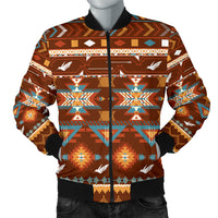Pattern With Birds Men's Bomber Jacket LT10 - Wonder Print Shop