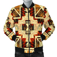 Tribal Yellow Arrow Native American Bomber Jacket LT10 - Wonder Print Shop