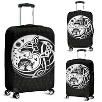 Viking Luggage Cover, Skoll and Hati Rune Tattoo RLT12 - Wonder Print Shop