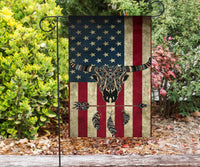 Bison And Arrow Native American Flag Decor LT10 - Wonder Print Shop