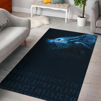 Viking Area Rug, Fenrir Wolf RLT12 - Wonder Print Shop
