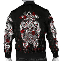 Viking Tyr Tattoo Blood Men's Bomber Jacket RLT12 - Wonder Print Shop