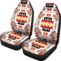 White Tribes Pattern Native American Car Seat Covers LT10 - Wonder Print Shop