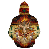 Owl Dreamcatcher Native American Pride All Over Hoodie LT10 - Wonder Print Shop