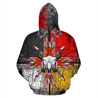 Bison Arrow 3D Zip Up Hoodie Native American Clothing LT10 - Wonder Print Shop