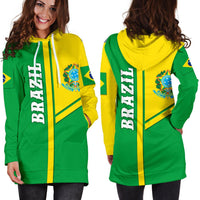 Brazil Women Hoodie Dress Streetwear Style - Wonder Print Shop