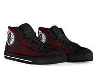 viking-high-top-shoes-raven-of-odin-and-symbol-viking-on-blood-background
