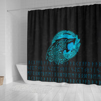 viking-shower-curtain-fenrir-wolf-cyan