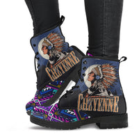 native-american-purple-tribe-pattern-leather-boots
