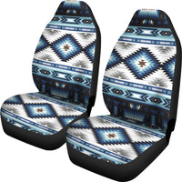 Blue Colors Pattern Car Seat Covers LT10 - Wonder Print Shop