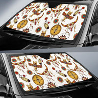 bison-owl-feather-native-american-auto-sun-shades