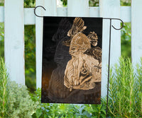 Viking Garden Flag Odin Raven Viking Gold RLT12 - Wonder Print Shop