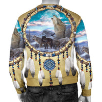 Wolves Dreamcatcher Native American 3D Sweatshirt LT10 - Wonder Print Shop