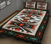 Tribal Color Pattern Native American Design Quilt Bed Set LT10 - Wonder Print Shop