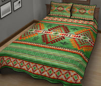 Green Thunderbirds Dreamcatcher Native American Quilt Bed Set LT10 - Wonder Print Shop