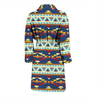 blue-pattern-native-american-bath-robe