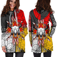 Bison Arrow Native American Women's Hoodie Dress LT10 - Wonder Print Shop