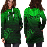 Viking Hoodie Dress, Skoll and Hati RLT12 - Wonder Print Shop