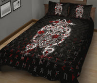 Viking Tyr Tattoo Blood Quilt Bed Set RLT12 - Wonder Print Shop
