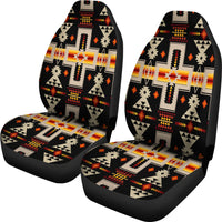 Black Tribe Design Native American Car Seat Covers LT10 - Wonder Print Shop