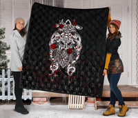 Viking Tyr Tattoo Blood Premium Quilt RLT12 - Wonder Print Shop