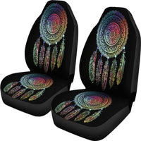 Mandala Dreamcatcher Native American Design Car Seat Covers LT10 - Wonder Print Shop