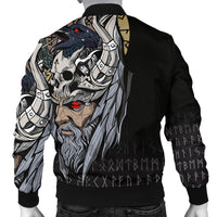 Viking Odin Raven Men's Bomber Jacket RLT12 - Wonder Print Shop