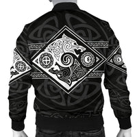 Vikings Men's Bomber Jacket The Wolves, Skoll and Hati RLT12 - Wonder Print Shop