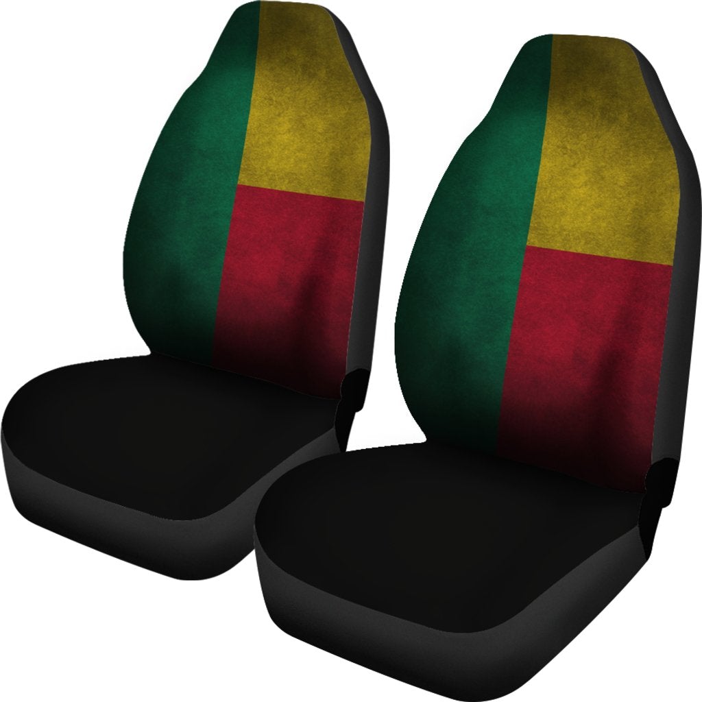 african-car-seat-covers-benin-flag-grunge-style