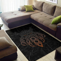 Viking Area Rug, Odin God Furthark Tattoo Special RLT12 - Wonder Print Shop