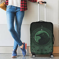 Viking Luggage Covers, Ethnic Odin Raven Green RLT12 - Wonder Print Shop