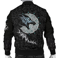 Viking Fenrir Wolf Men's Bomber Jacket RLT12 - Wonder Print Shop