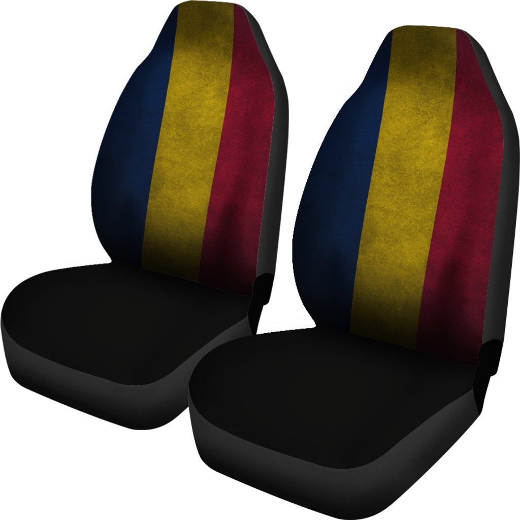 african-car-seat-covers-chad-flag-grunge-style
