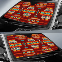 red-pattern-native-american-auto-sun-shades