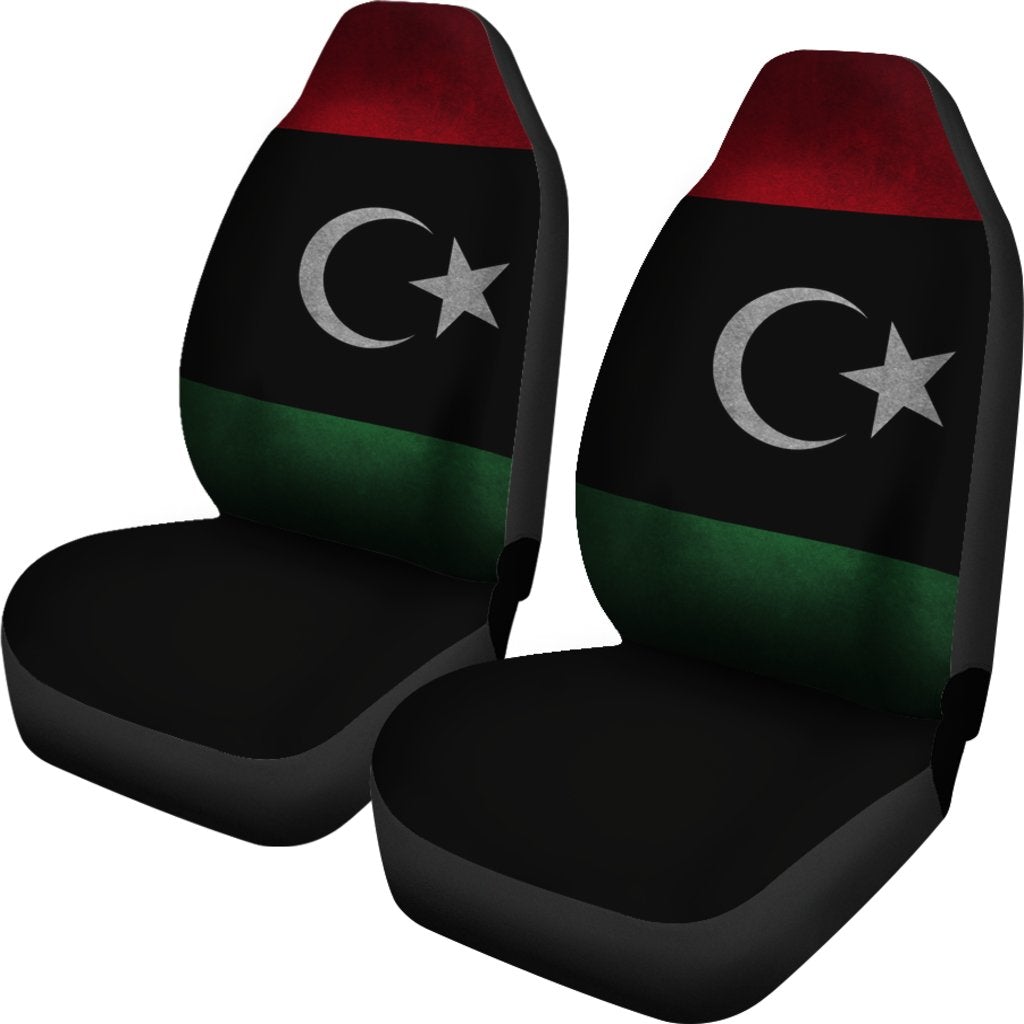 african-car-seat-covers-libya-flag-grunge-style