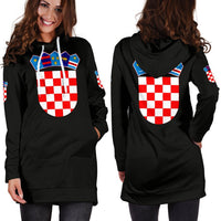 Croatia Hoodie Dress - Wonder Print Shop