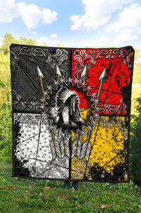 Chief Arrow Native American Premium Quilt LT10 - Wonder Print Shop