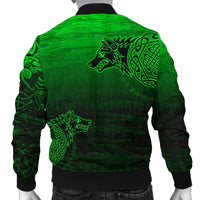 Viking Men's Bomber Jacket, Skoll and Hati RLT12 - Wonder Print Shop