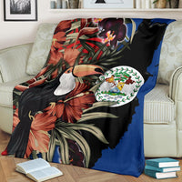 belize-premium-blanket-belize-national-flag-with-toucan-and-black-orchid