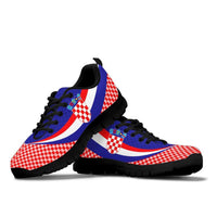 Croatia Sneakers - Croatia Coat Of Arms and Flag Color - Wonder Print Shop