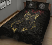 Viking The Wolves Skoll and Hati Quilt Bed Set RLT12 - Wonder Print Shop