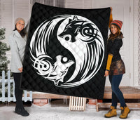 Viking Premium Quilt - Ying Yang Wolf RLT12 - Wonder Print Shop
