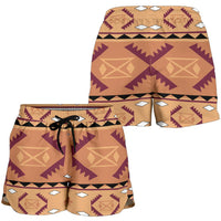 native-american-pink-all-over-print-women-shorts
