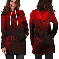 Viking Hoodie Dress, Skoll and Hati RLT12 - Wonder Print Shop
