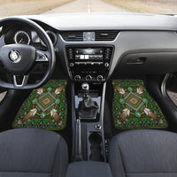 Mandala Green Native American Front Car Mats (Set Of 2) LT10 - Wonder Print Shop