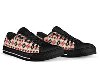 pink-and-navy-pattern-native-american-no-box-low-top-shoes-black